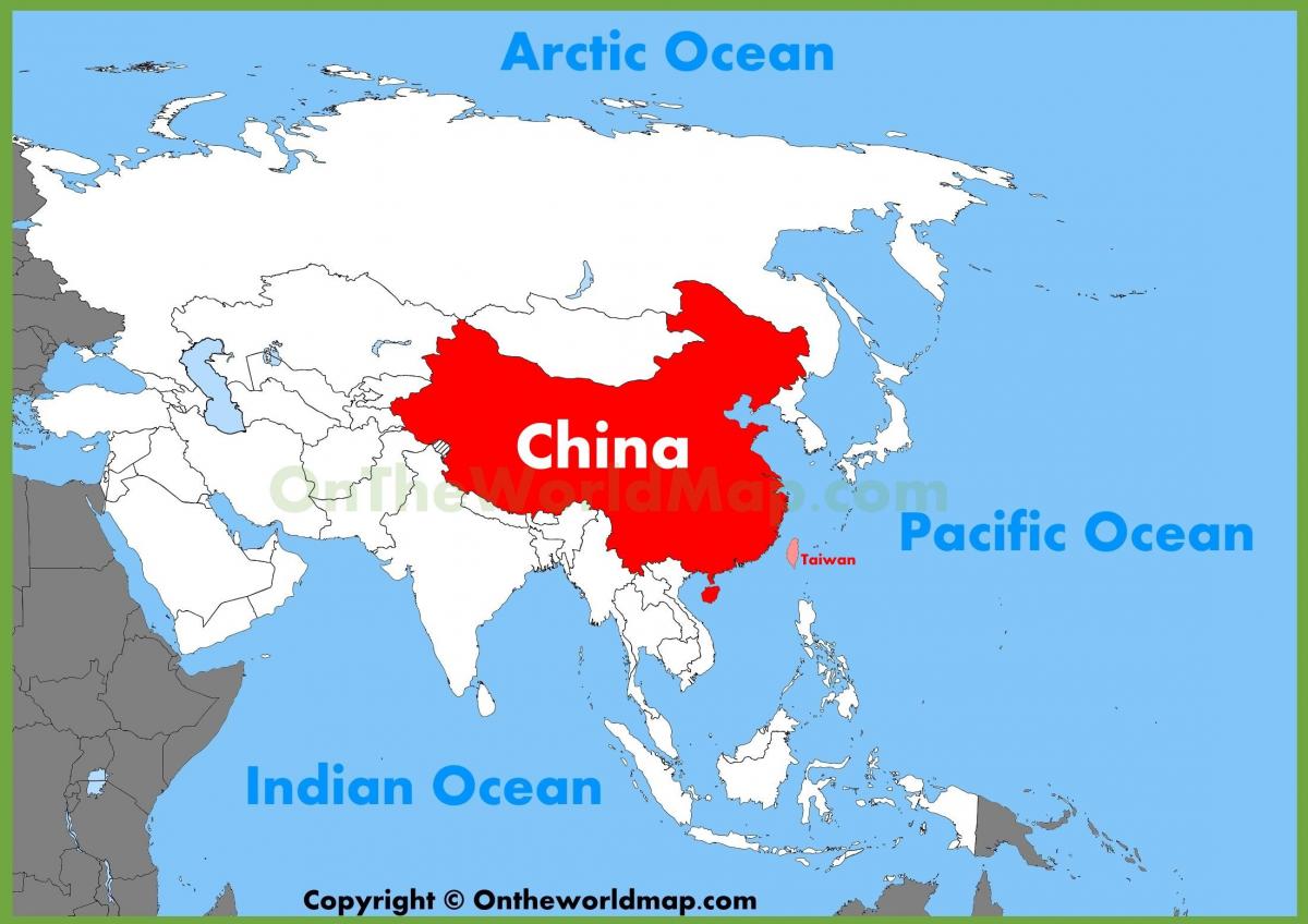 China asya mapa