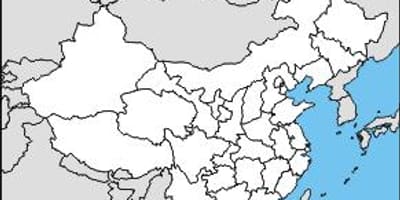 Blangkong mapa ng China