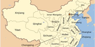 Mapa app China
