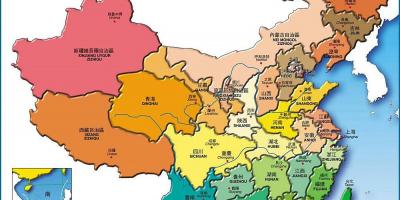 Mapa ng China sa mga probinsya