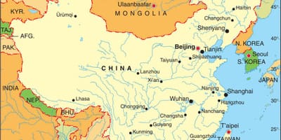 Mapa ng China sa metro