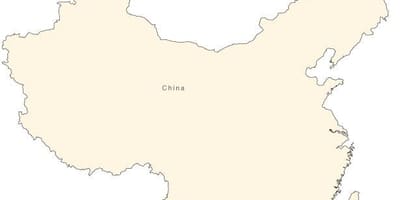 China simpleng mapa