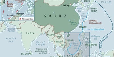 Mapa ng China sa mga isla