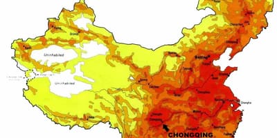 Mapa populasyon ng China