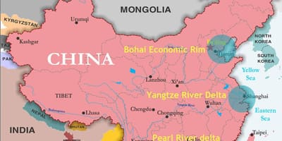 Mapa ng China port
