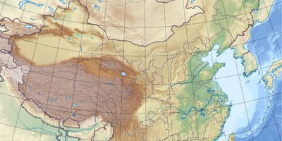 Relief map ng China