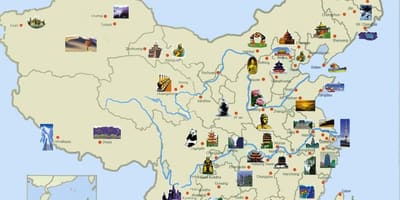 Turista mapa ng China