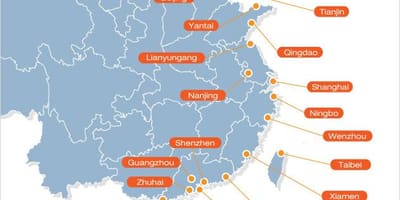Mapa ng chinese port