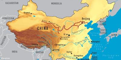 Isang mapa ng China