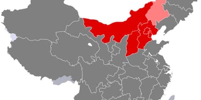 Mapa ng hilagang Tsina