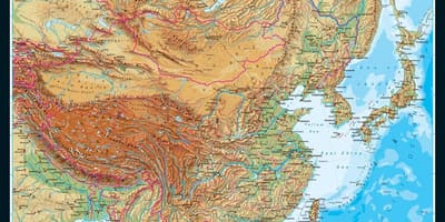 Pisyograpiko mapa ng China