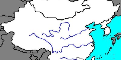 Blangkong mapa ng sinaunang Tsina